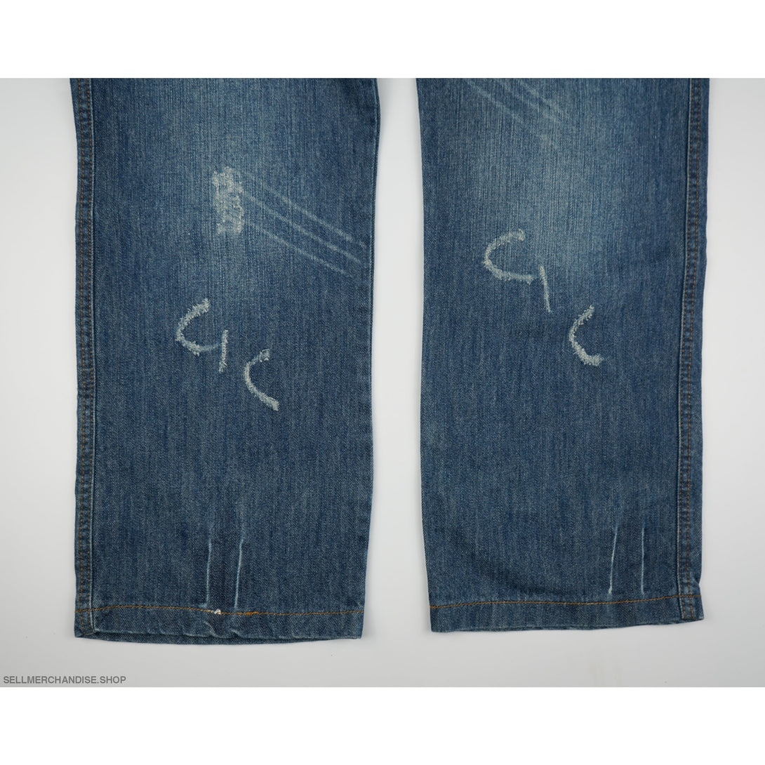 Vintage 2006 Dolce Gabbana Hawaii Embroided Jeans