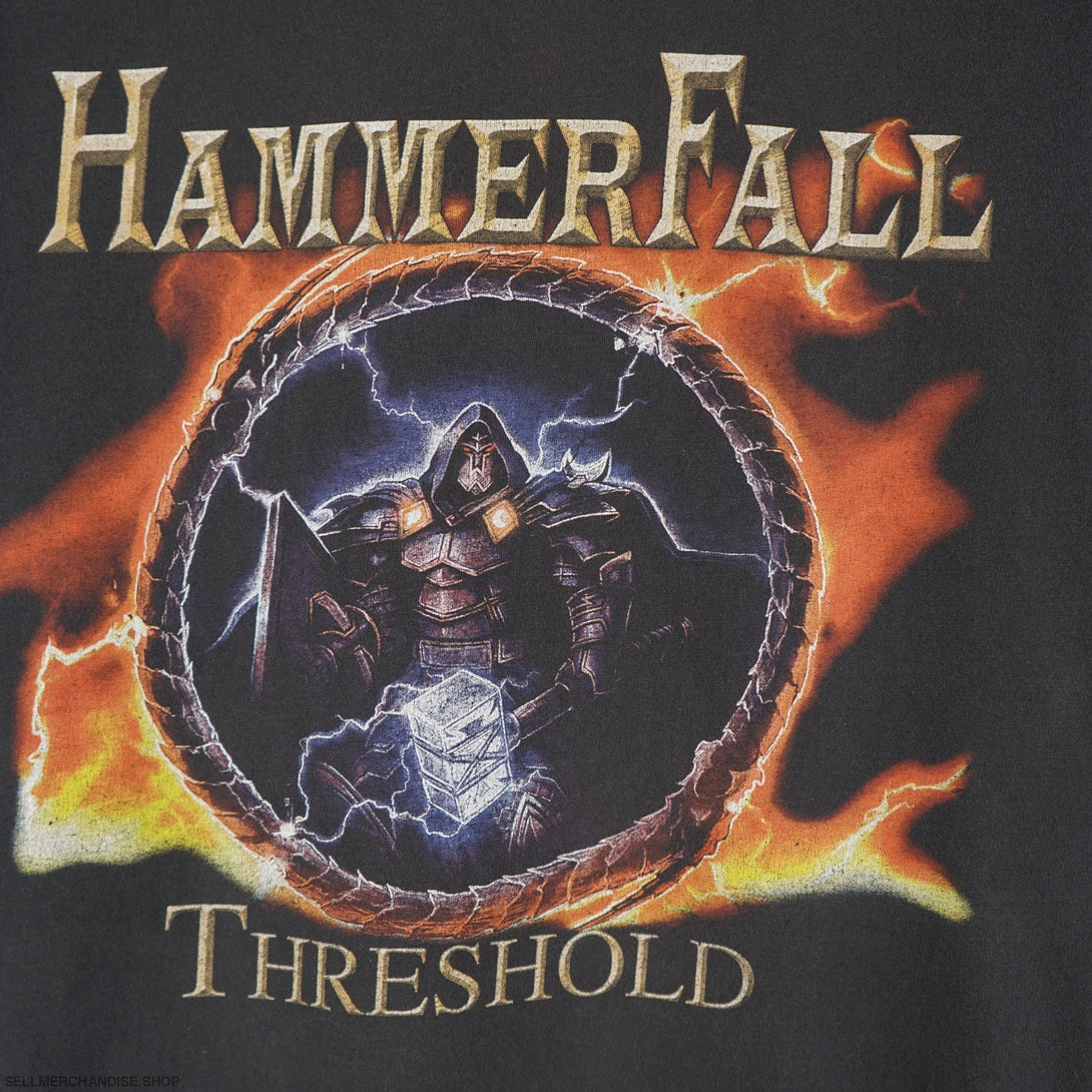 Vintage 2006 HammerFall T-Shirt Threshold Album