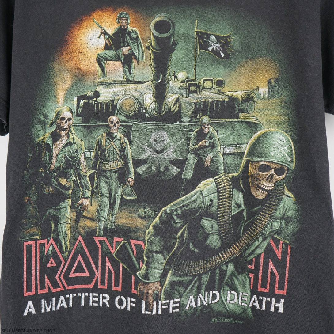 Vintage 2006 Iron Maiden A Matter of Life and Death t-shirt