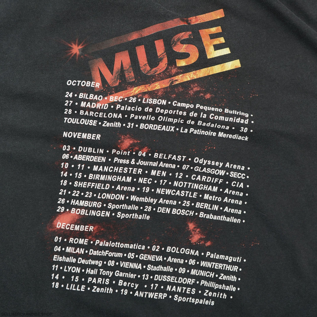 Vintage 2006 Muse Band Tour T-Shirt