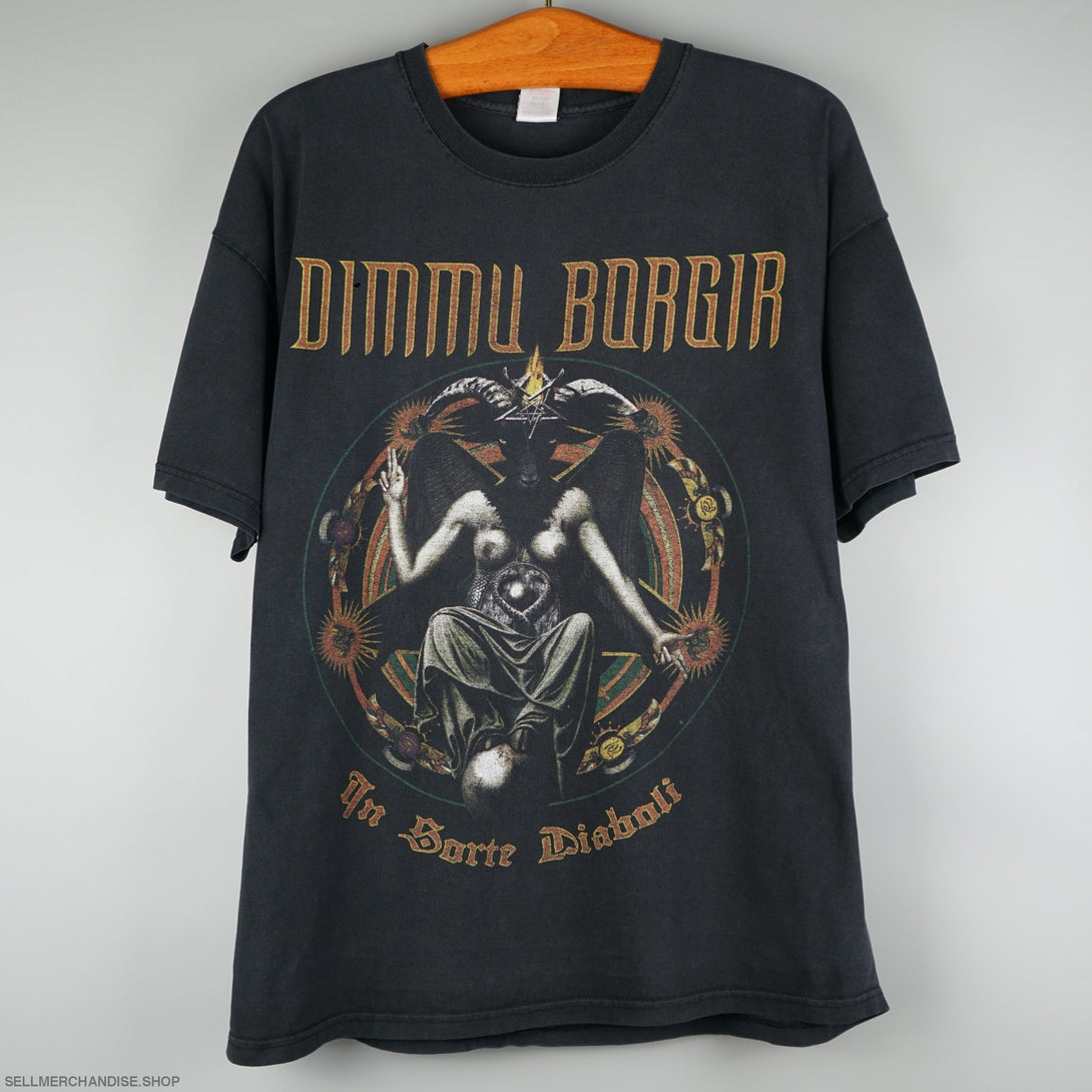 Vintage 2007 Dimmu Borgir t-shirt In Sorte Diaboli