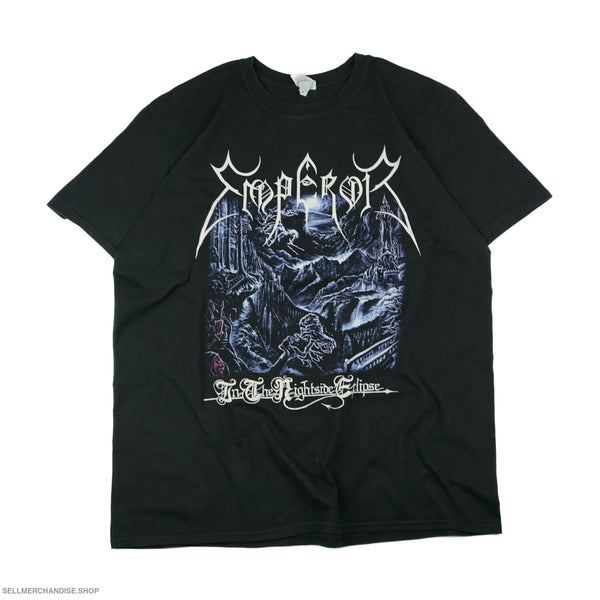 Vintage 2007 Emperor T-Shirt Black Metal