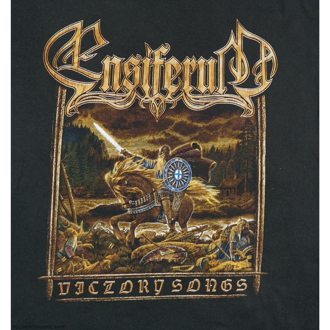 Vintage 2007 Ensiferum T-Shirt Victory Songs
