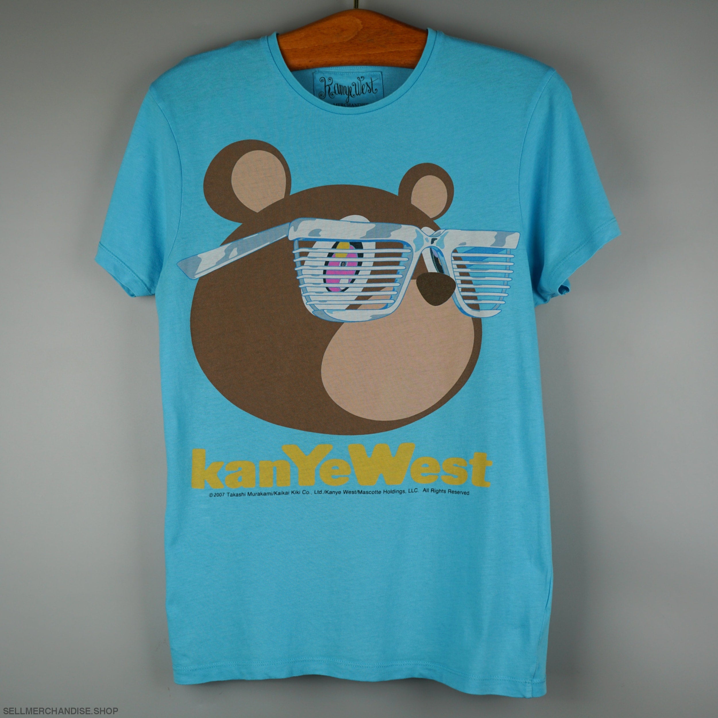 Vintage 07 Kanye West Takashi Murakami t-shirt Glow in the dark
