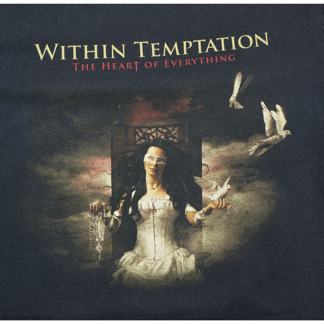 Vintage 2007 Within Temptation Tour T-Shirt