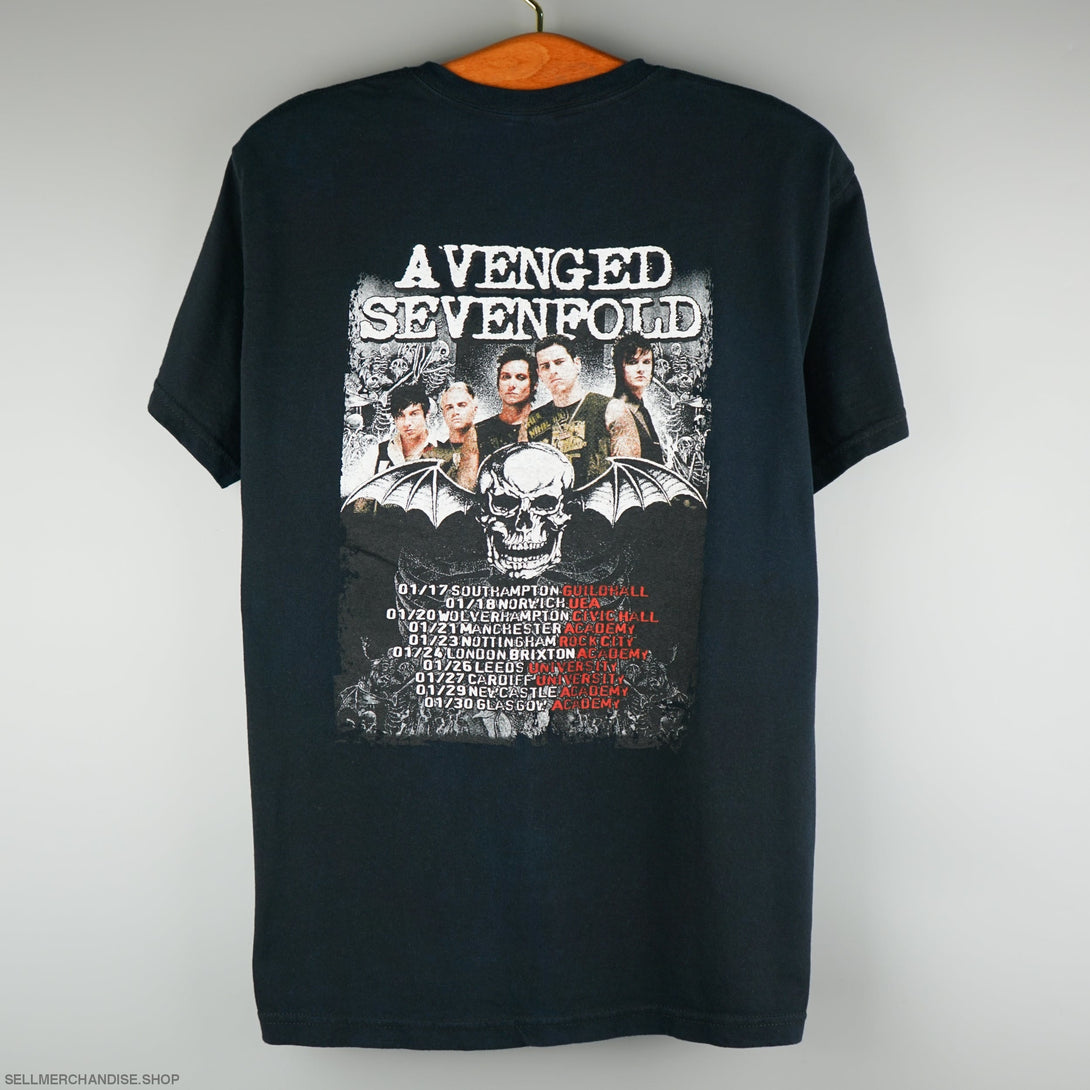 Vintage 2008 Avenged Sevenfold Tour T-Shirt