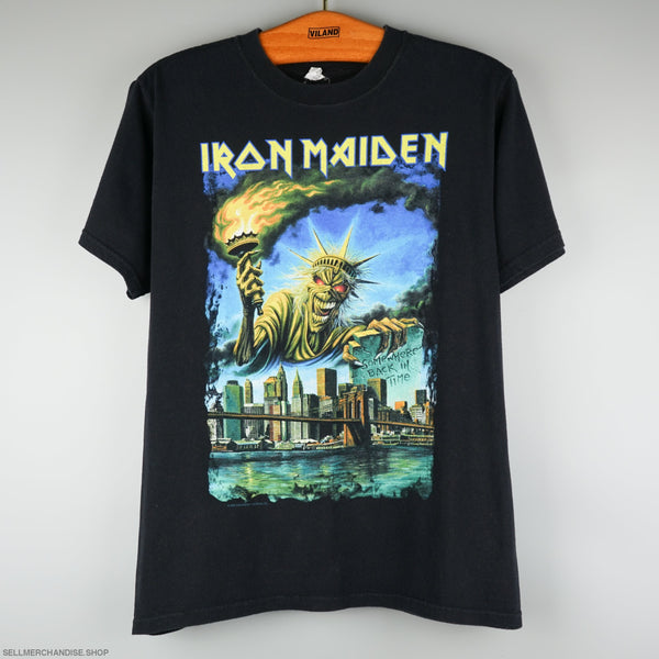Vintage 2008 Iron Maiden Concert t-shirt Somewhere Back In Time