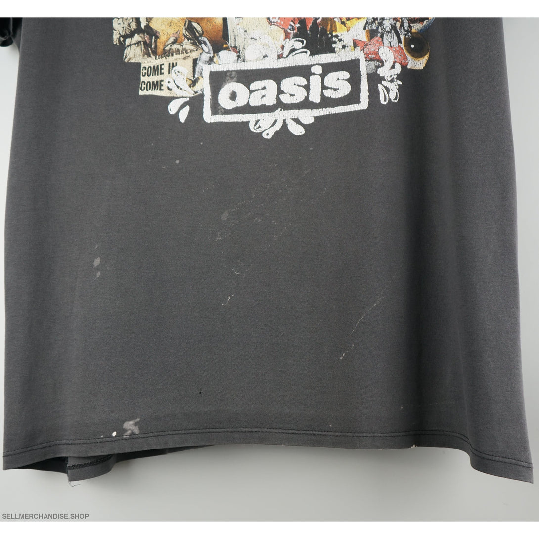 Vintage 2008 Oasis Band Distressed Tour T-Shirt