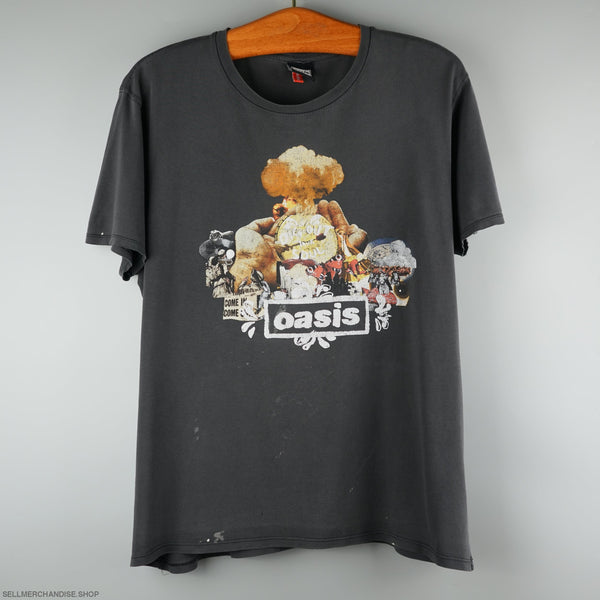Vintage 2008 Oasis Band Distressed Tour T-Shirt