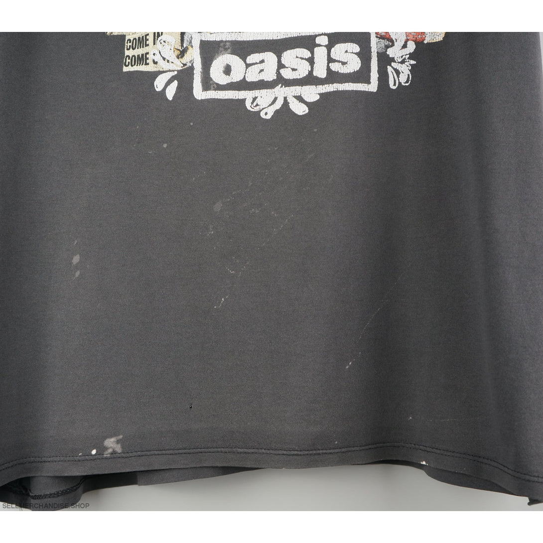 Vintage 2008 Oasis Band Distressed Tour T-Shirt