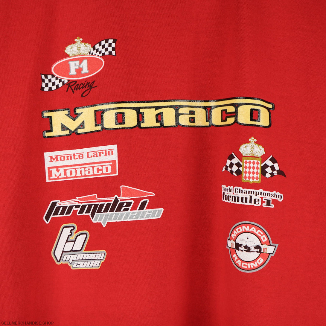 Vintage 2008 Official Monaco Grand Prix Pilot T-Shirt