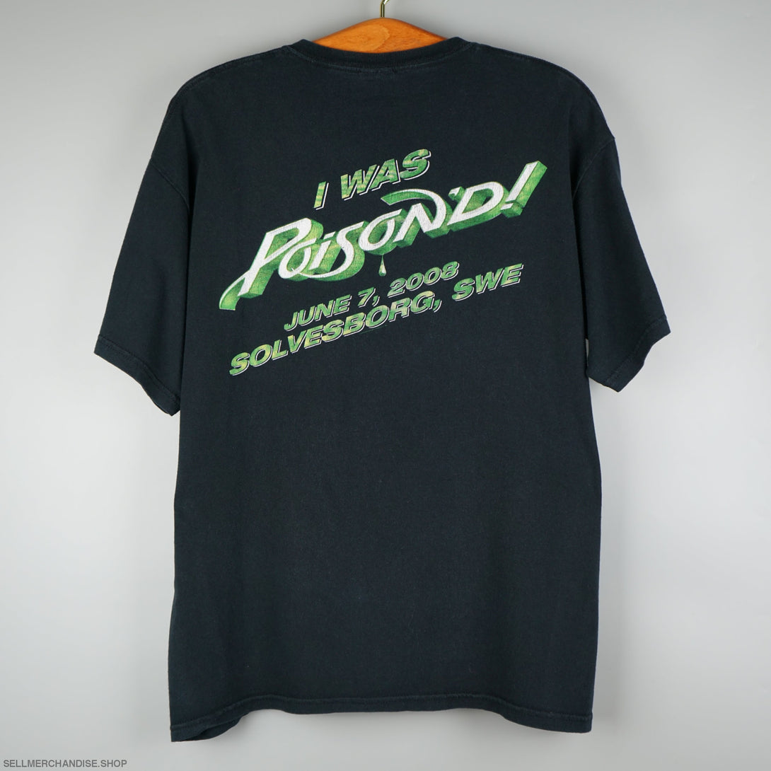 Vintage 2008 Poison band t-shirt