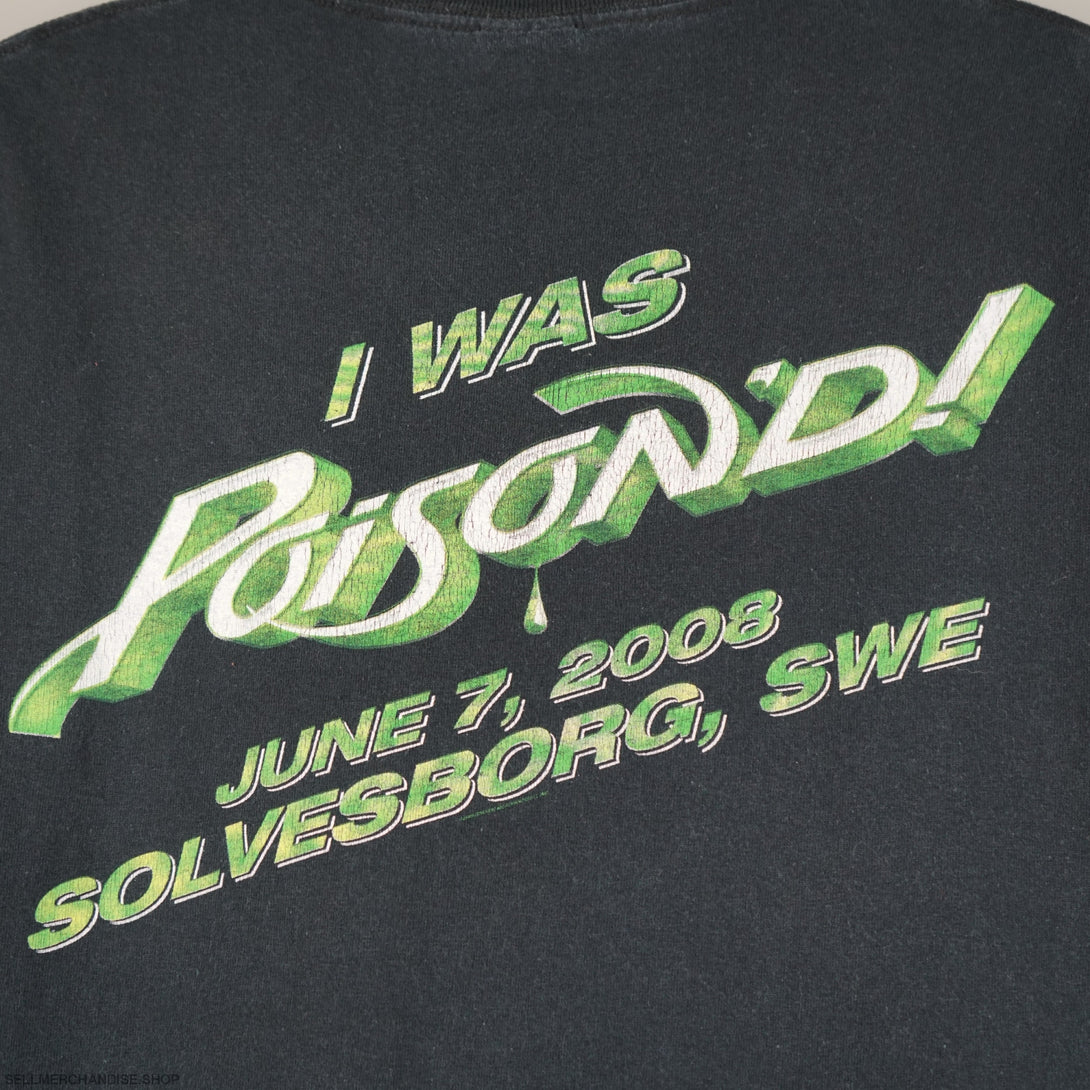 Vintage 2008 Poison band t-shirt