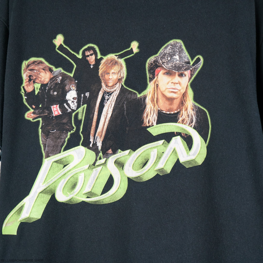Vintage 2008 Poison band t-shirt