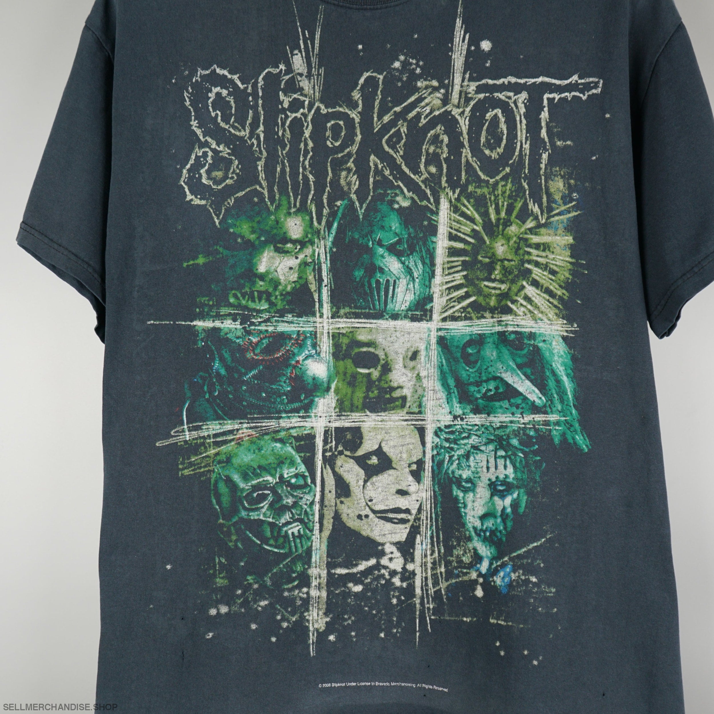 Vintage 2008 Slipknot t-shirt Thrashed