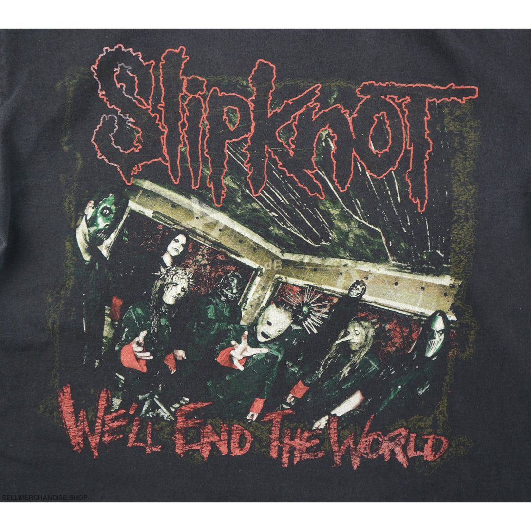 Vintage 2008 Slipknot Tour T-Shirt All Hope Is Gone