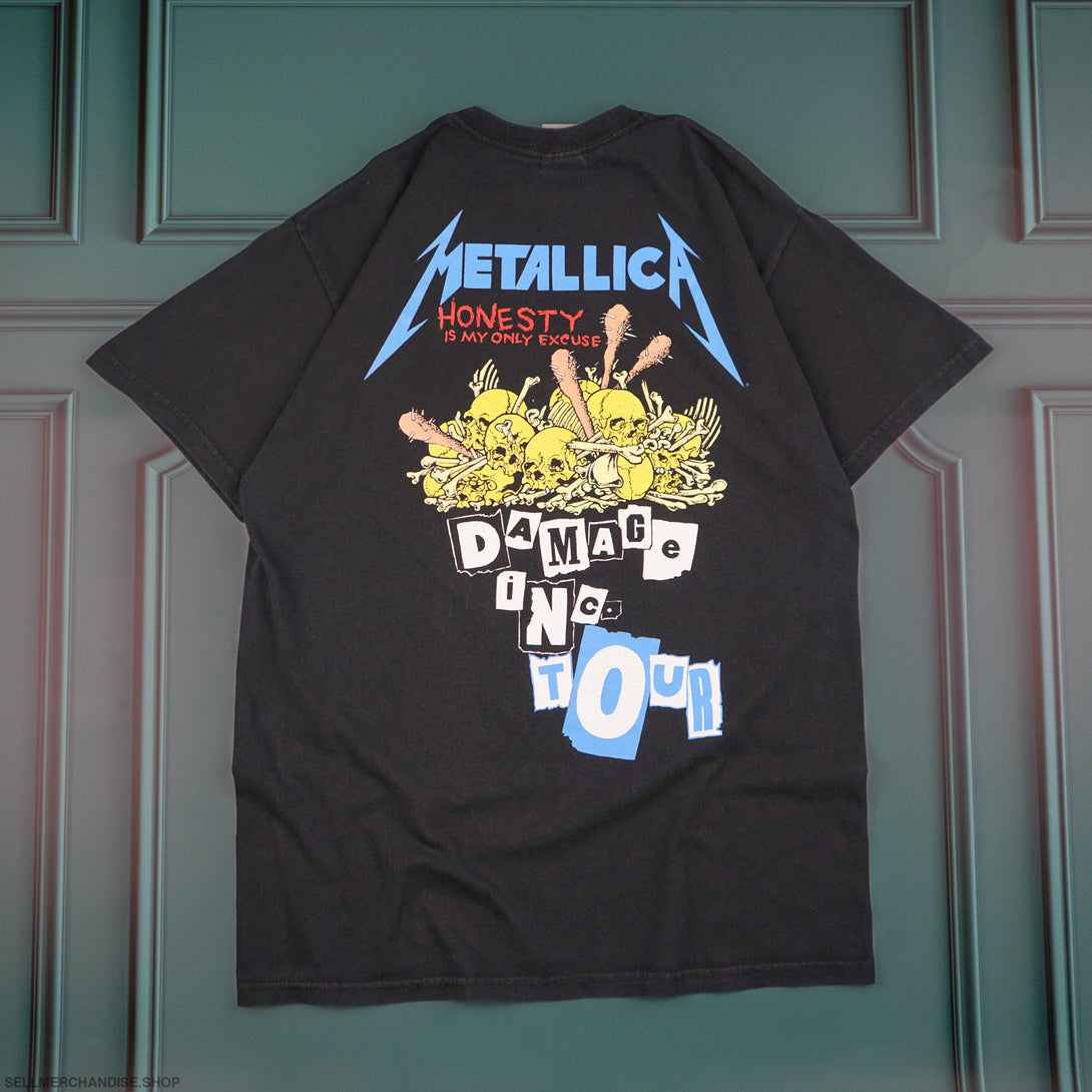 Vintage 2009 Metallica Concert T-Shirt Pushead