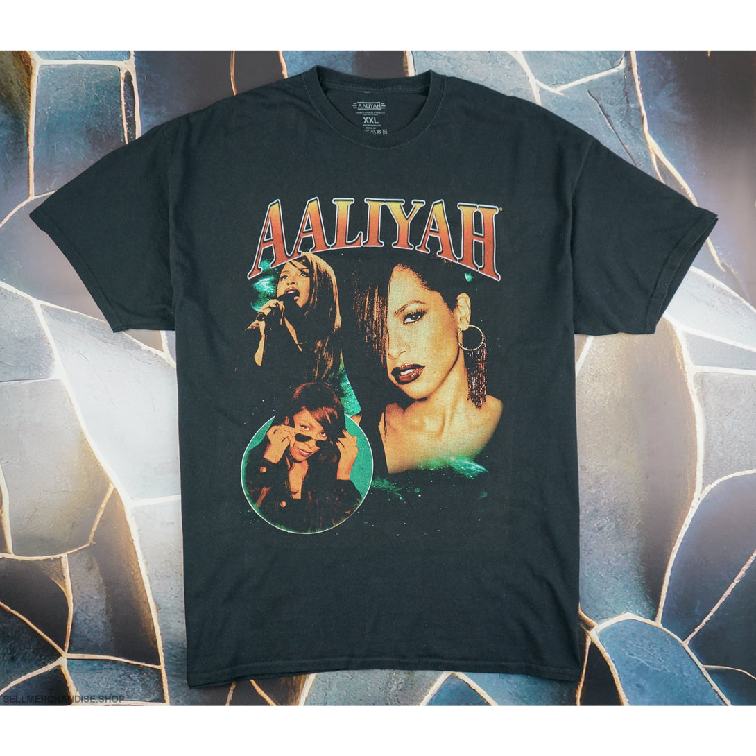 Vintage 2010s Aaliah Rap T-Shirt