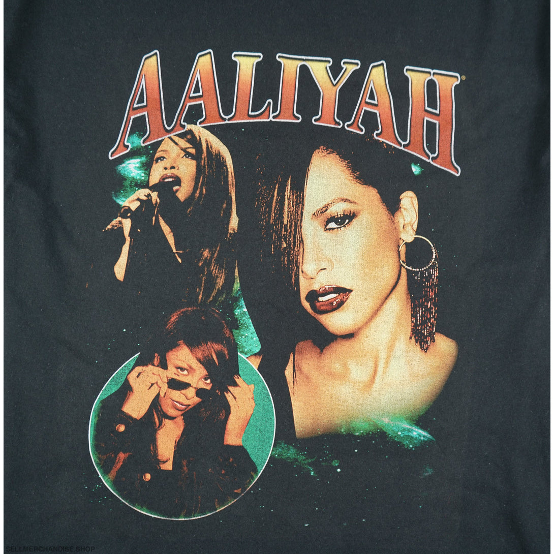 Vintage 2010s Aaliah Rap T-Shirt