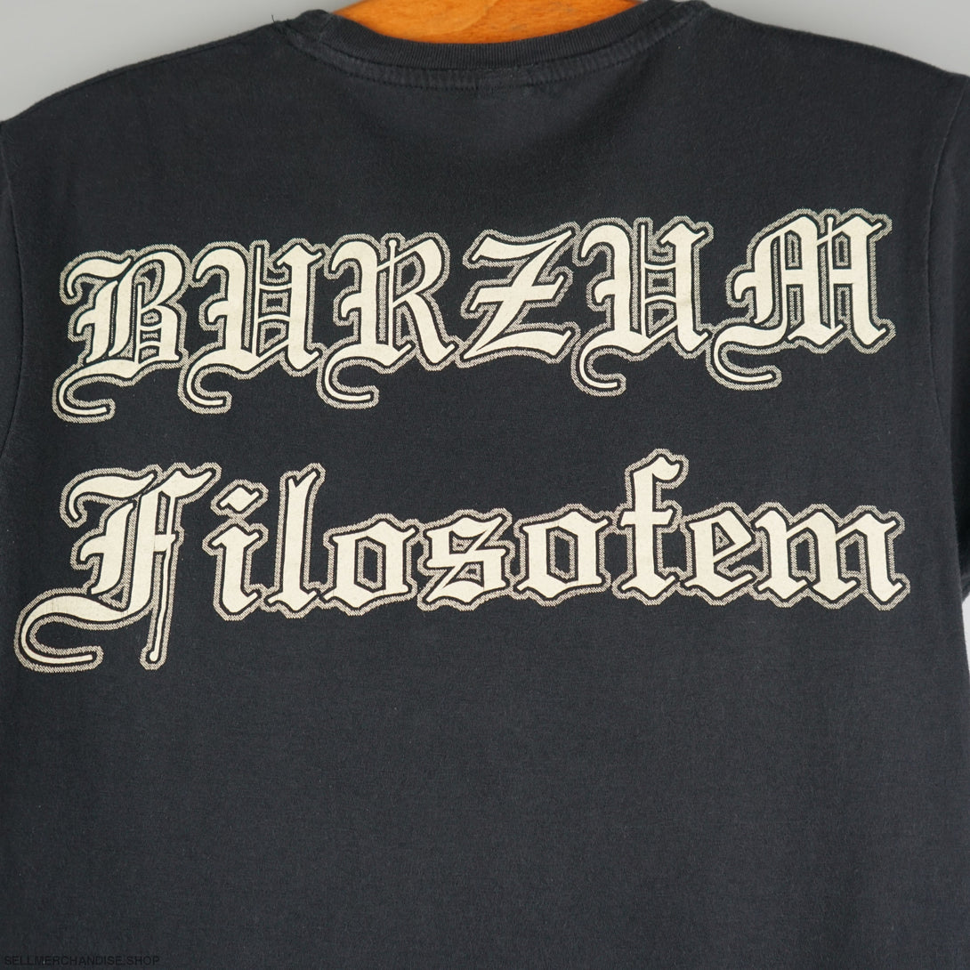 Vintage 2010s Burzum Filosofem t-shirt Black Metal