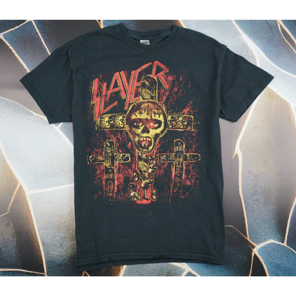 Vintage 2010s Slayer Concert T-Shirt Seasons in the Abyss