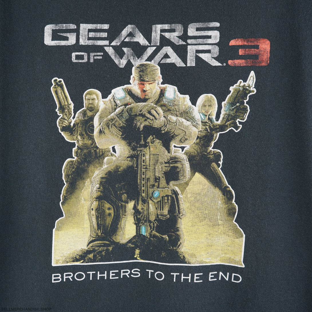 Vintage 2011 Gears Of War 3 Game T-Shirt