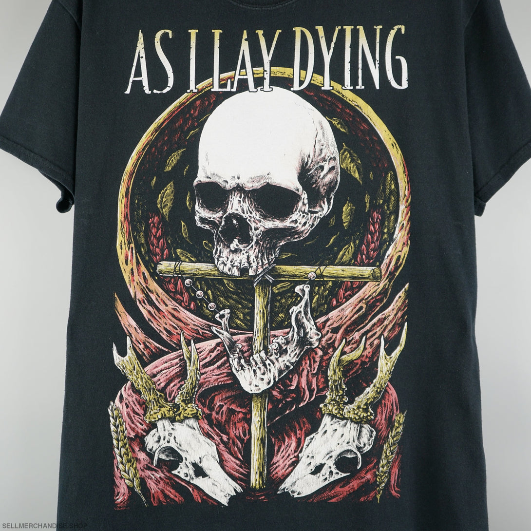 Vintage 2012 As I Lay Dying Tour t-shirt