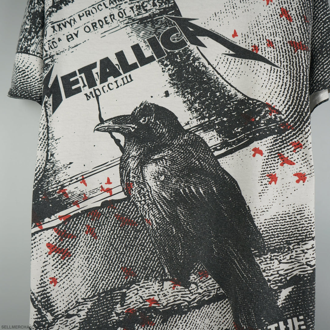 Vintage 2013 Metallica All Over Print T-Shirt