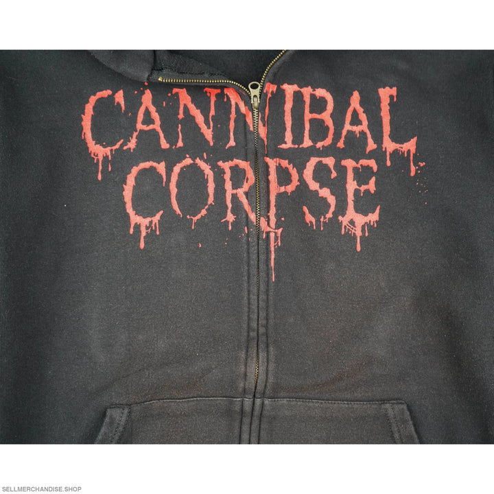 Vintage 2014 Cannibal Corpse hoodie A Skeletal Domain