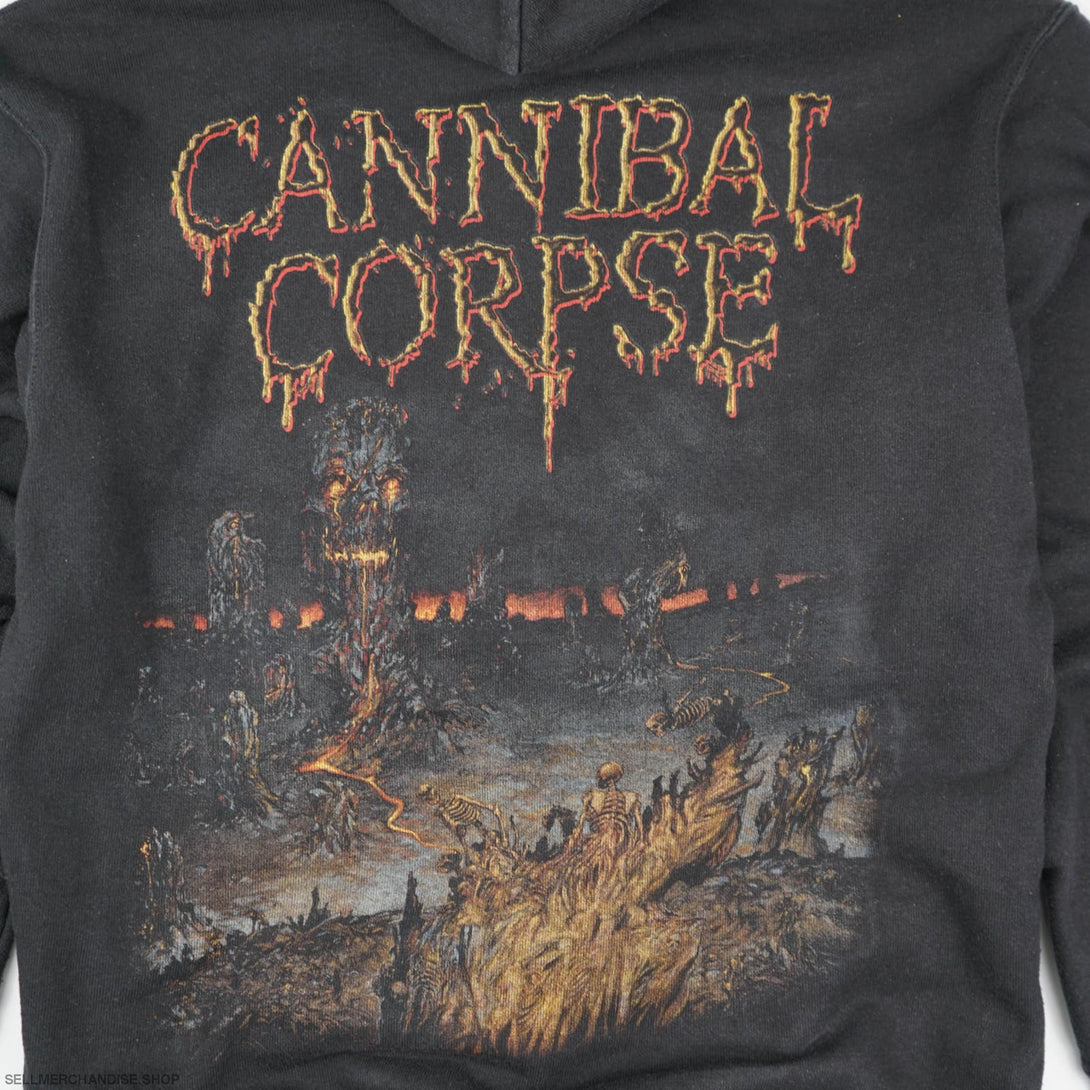 Vintage 2014 Cannibal Corpse hoodie A Skeletal Domain