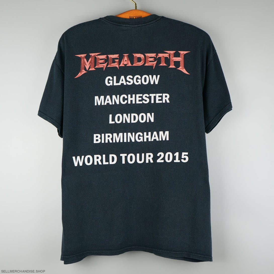 Vintage 2015 Megadeth tour t-shirt