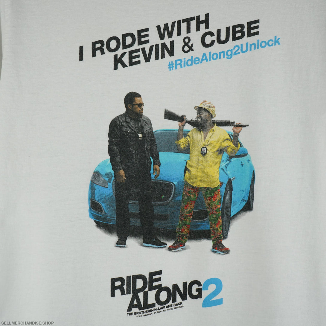 Vintage 2015 Ride Along 2 Movie T-Shirt Ice Cube