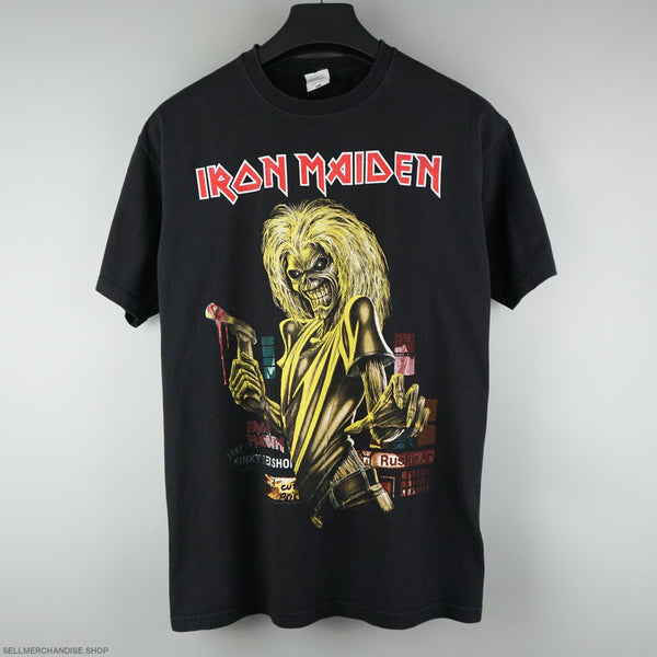 Vintage 2017 Iron Maiden Tour T-Shirt The Book Of Souls