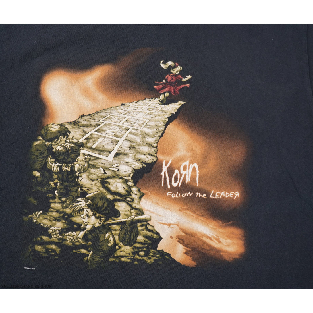 Vintage 2017 Korn T-Shirt Follow The Leader
