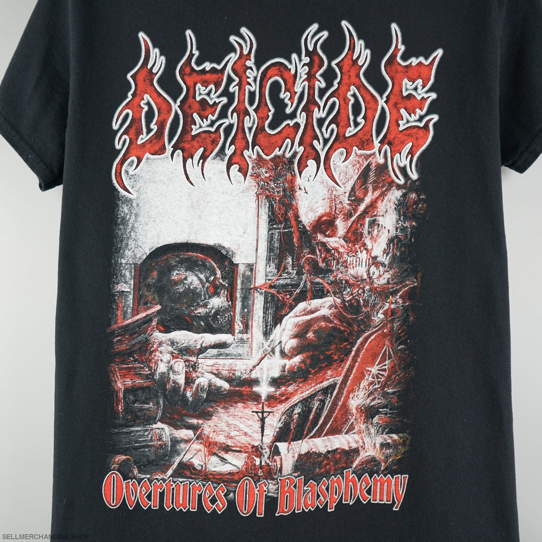 Vintage 2018 Deicide T-Shirt Overtures of Blasphemy