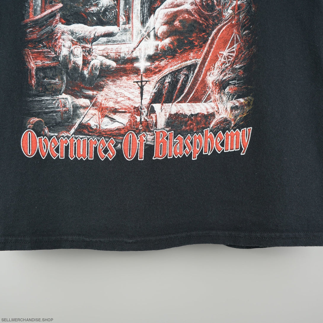 Vintage 2018 Deicide T-Shirt Overtures of Blasphemy