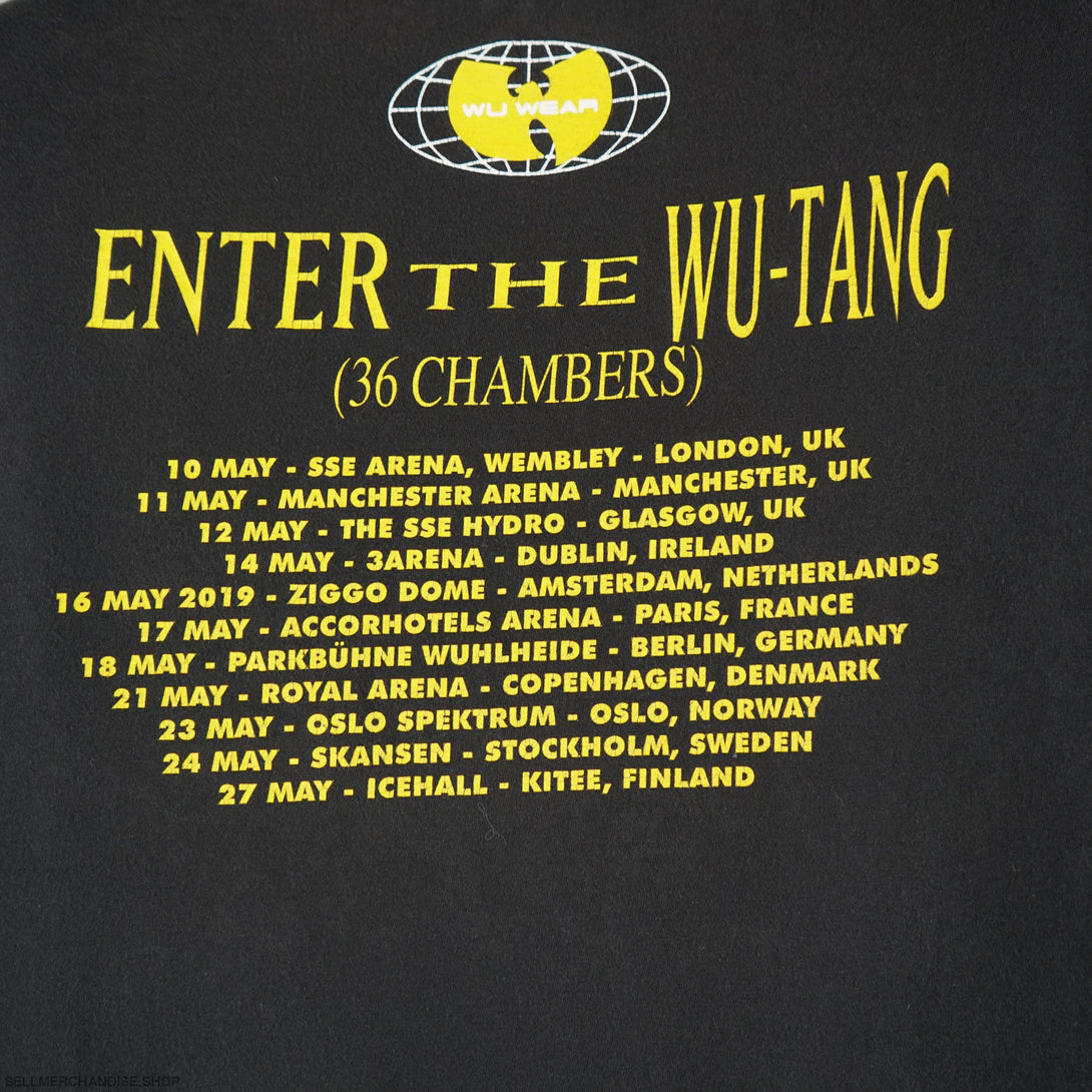Vintage 2019 Enter the Wu-Tang (36 Chambers) Concert T-Shirt