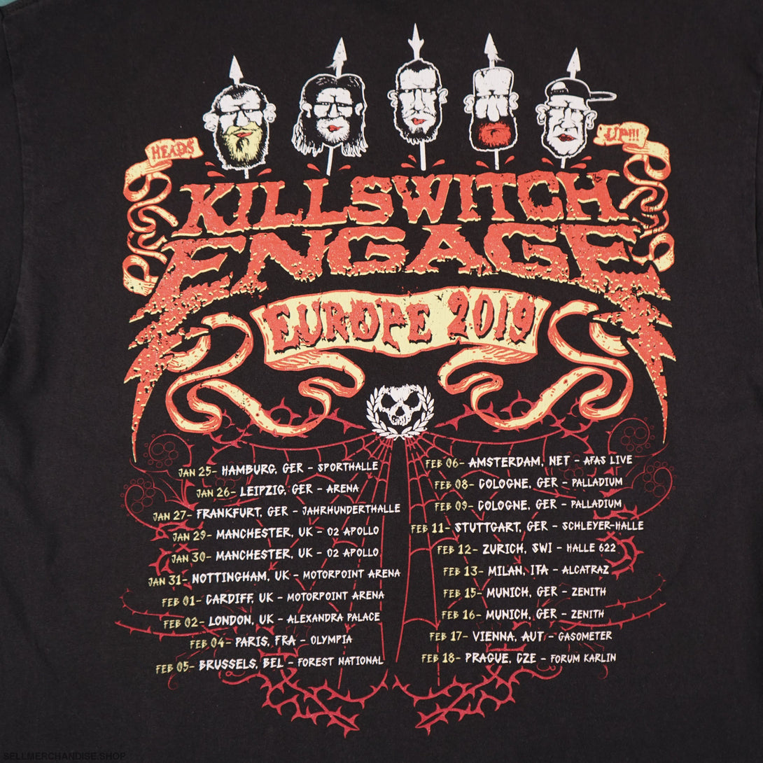Vintage 2019 Killswitch Engage Tour T-Shirt