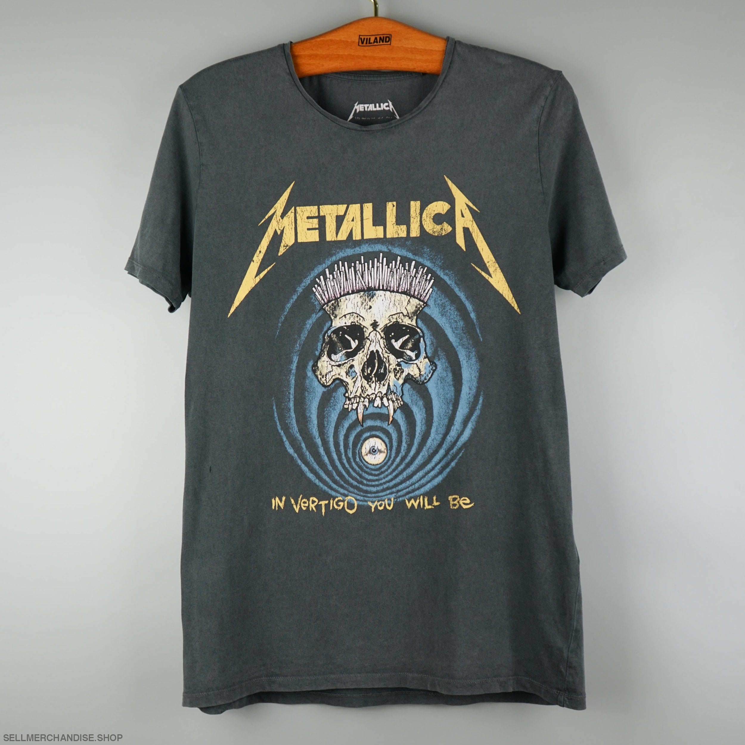 Vintage late 80's early 90s metallica damage shops tour shirt