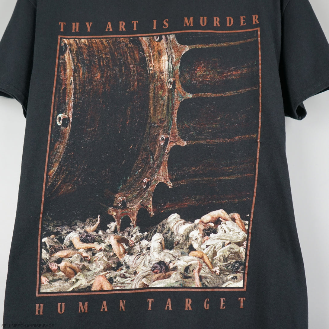 Vintage 2019 Thy Art Is Murder t-shirt Human Target