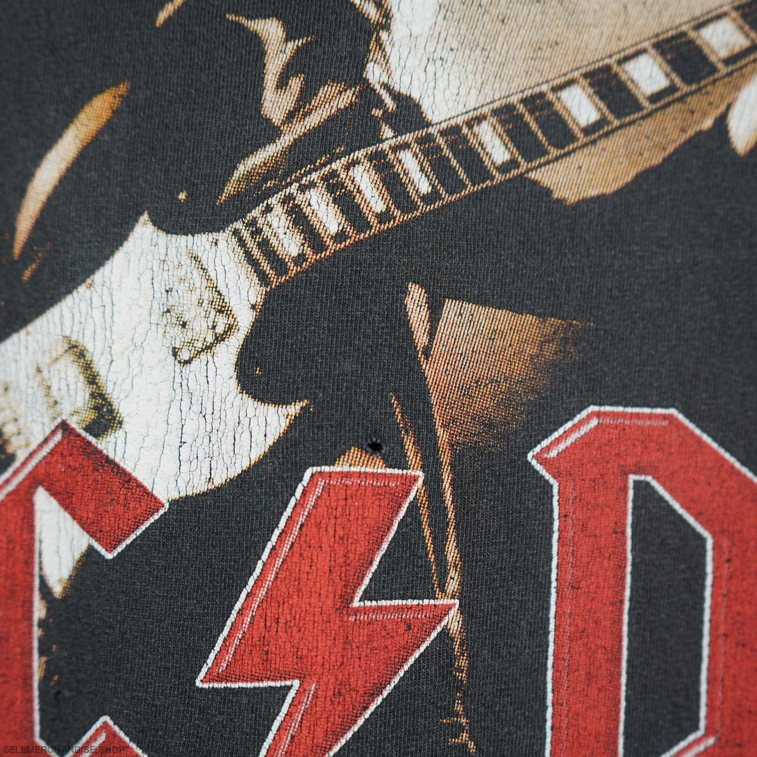 Vintage 90s ACDC T-Shirt Angus Young