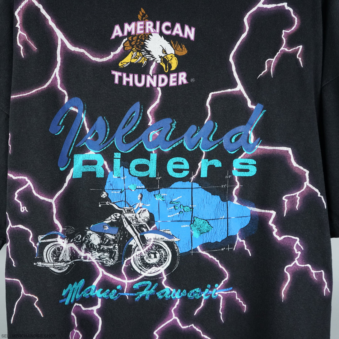 90s American Thunder Leader of The pack tee single stitch