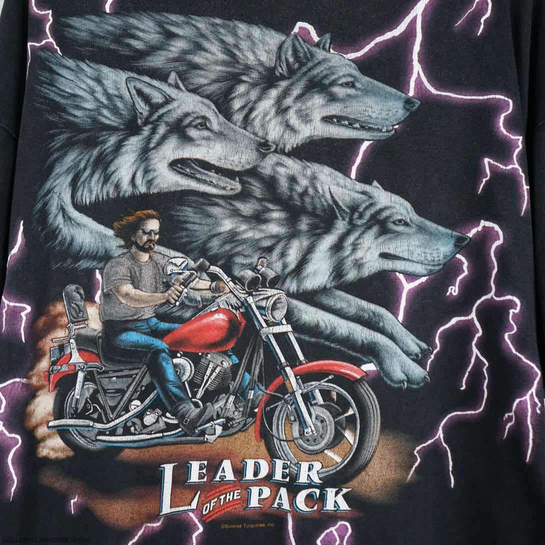 90s American Thunder Leader of The pack tee single stitch