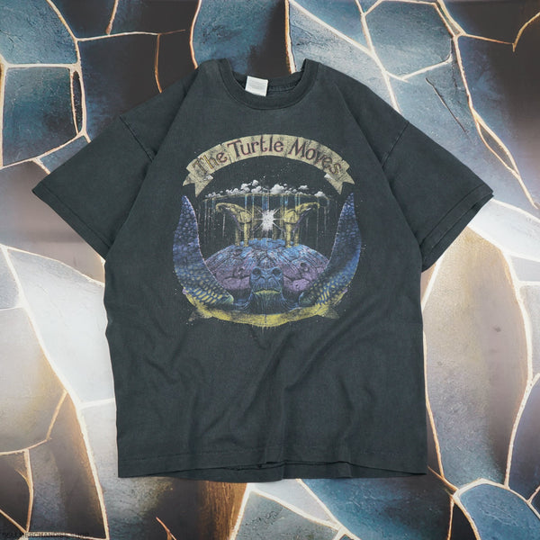 Vintage 90s Big Turtle Holds Earth T-Shirt