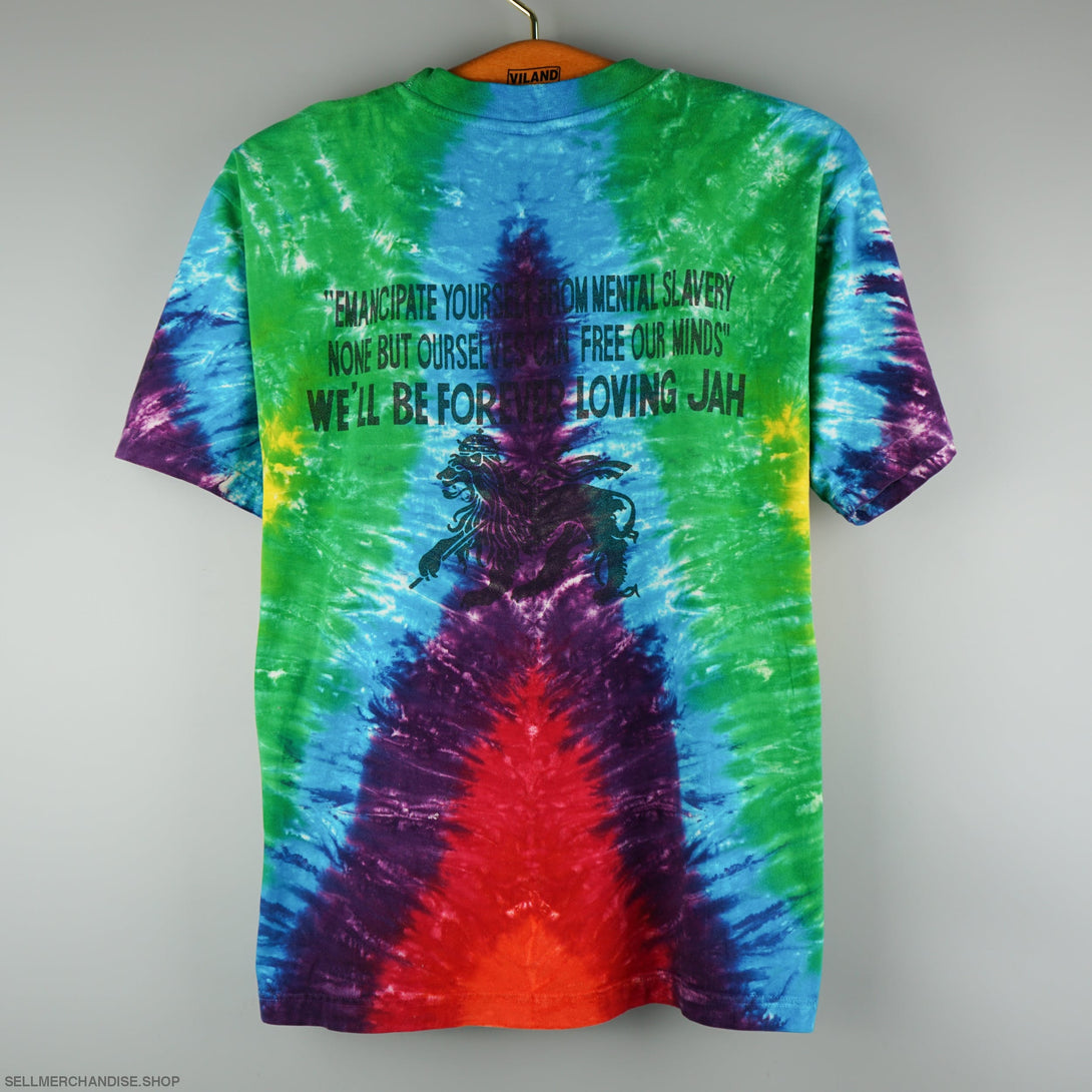 Vintage 90s Bob Marley King Tie Dye T-Shirt