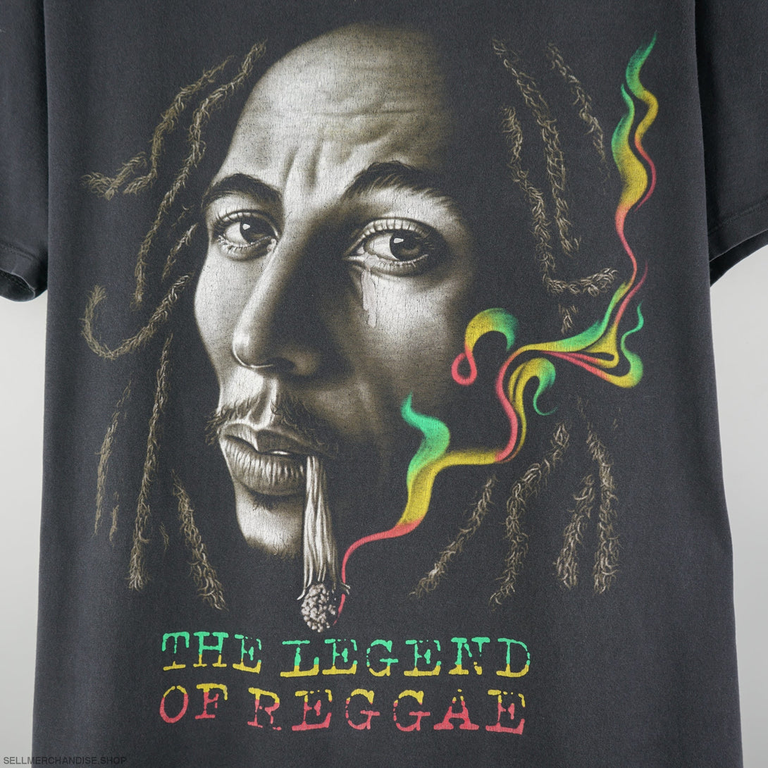 Vintage 90s Bob Marley T-Shirt The Legend Of Reggae