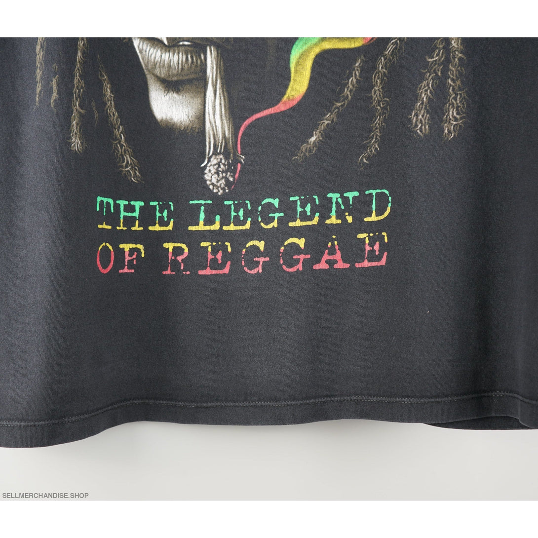 Vintage 90s Bob Marley T-Shirt The Legend Of Reggae