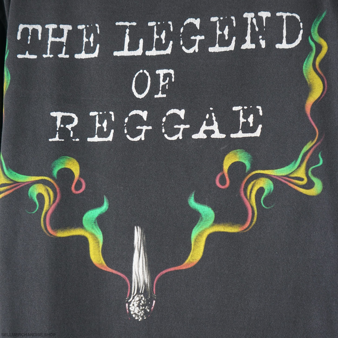 Vintage 90s Bob Marley T-Shirt The Legend Of Reggae