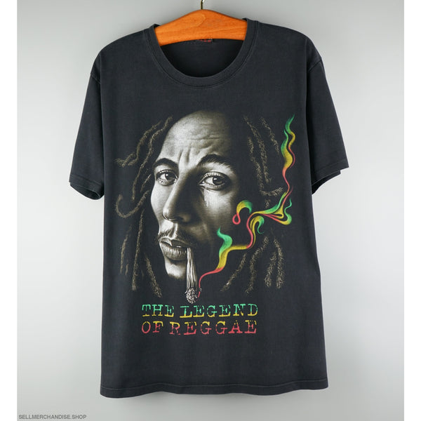 Vintage 90s Bob Marley T-Shirt The Legend Of Reggae