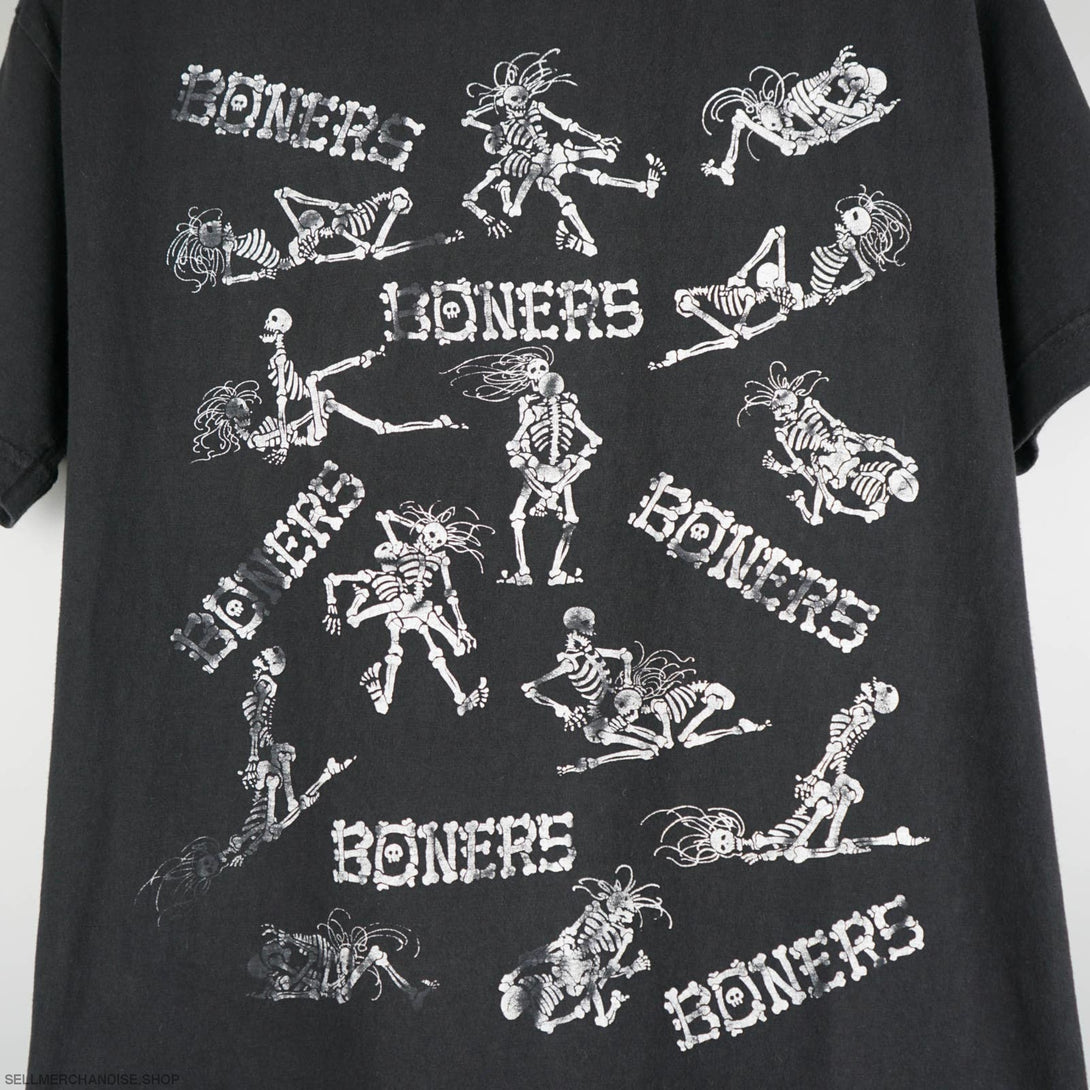 Vintage 90s Boners Skeleton Kamasutra Fashion Victim T-Shirt